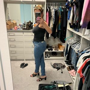 AG distressed skinny jeans sz 28